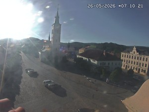 Město Kašperské Hory - Náměstí, koste sv. Markéty - 26.5.2026 v 07:15 Město Kašperské Hory - Náměstí, koste sv. Markéty - 26.5.2026 v 07:15