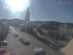 Náměstí, koste sv. Markéty
