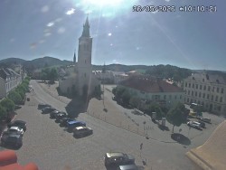 Náměstí, koste sv. Markéty