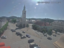Náměstí, koste sv. Markéty