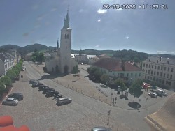 Náměstí, koste sv. Markéty