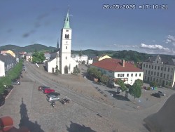 Náměstí, koste sv. Markéty