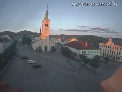 Náměstí, koste sv. Markéty