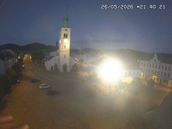 Náměstí, koste sv. Markéty