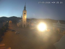 Náměstí, koste sv. Markéty