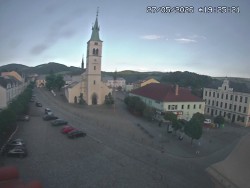 Náměstí, koste sv. Markéty