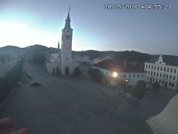 Náměstí, koste sv. Markéty