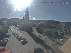 Náměstí, koste sv. Markéty