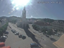 Náměstí, koste sv. Markéty