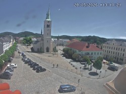 Náměstí, koste sv. Markéty