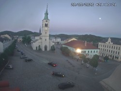Náměstí, koste sv. Markéty