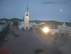 Náměstí, koste sv. Markéty