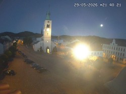 Náměstí, koste sv. Markéty