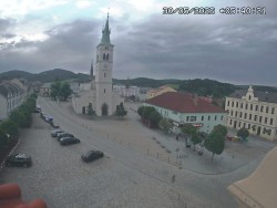 Náměstí, koste sv. Markéty