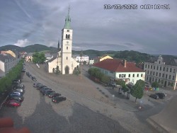 Náměstí, koste sv. Markéty