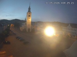 Náměstí, koste sv. Markéty