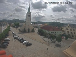 Náměstí, koste sv. Markéty