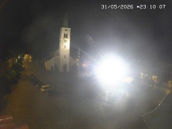 Náměstí, koste sv. Markéty