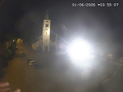 Náměstí, koste sv. Markéty