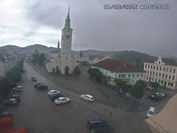 Náměstí, koste sv. Markéty