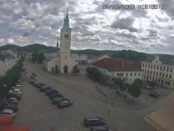 Náměstí, koste sv. Markéty