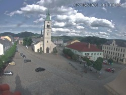 Náměstí, koste sv. Markéty