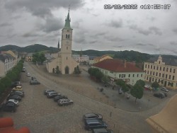 Náměstí, koste sv. Markéty