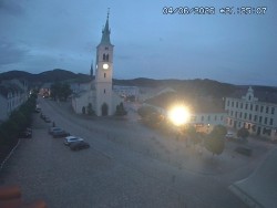 Náměstí, koste sv. Markéty