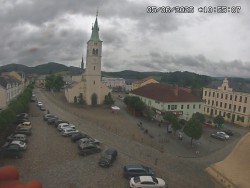 Náměstí, koste sv. Markéty