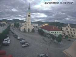 Náměstí, koste sv. Markéty