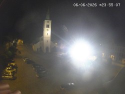 Náměstí, koste sv. Markéty