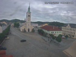 Náměstí, koste sv. Markéty