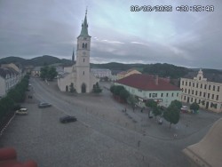 Náměstí, koste sv. Markéty