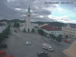 Náměstí, koste sv. Markéty