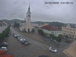 Náměstí, koste sv. Markéty