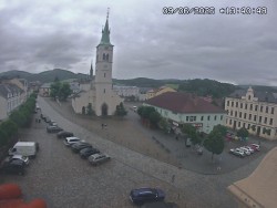 Náměstí, koste sv. Markéty
