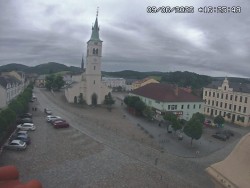 Náměstí, koste sv. Markéty