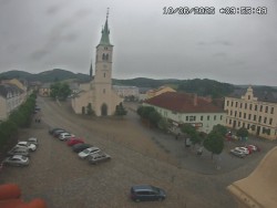 Náměstí, koste sv. Markéty