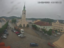 Náměstí, koste sv. Markéty