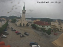 Náměstí, koste sv. Markéty