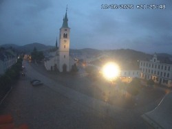 Náměstí, koste sv. Markéty