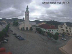 Náměstí, koste sv. Markéty
