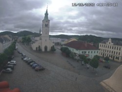 Náměstí, koste sv. Markéty