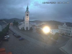 Náměstí, koste sv. Markéty