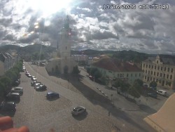 Náměstí, koste sv. Markéty