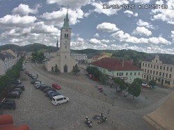 Náměstí, koste sv. Markéty