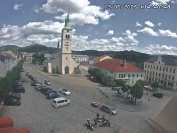 Náměstí, koste sv. Markéty