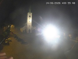 Náměstí, koste sv. Markéty