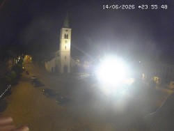 Náměstí, koste sv. Markéty