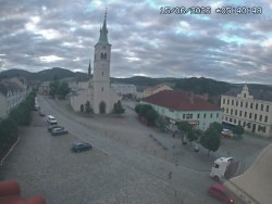 Náměstí, koste sv. Markéty